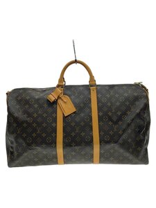 LOUIS VUITTON◆キーポル・バンドリエール60_モノグラム・キャンバス_BRW/PVC/BRW