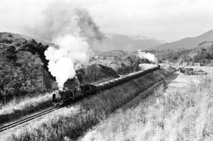 飾って楽しむ鉄道写真（去りゆく蒸気機関車：田川線 ） NO.63440026