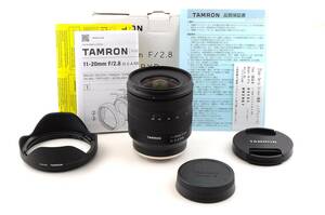 タムロン 11-20mm F/2.8 Di III-A RXD ソニー Eマウント用 (Model B060) TAMRON 箱付き！