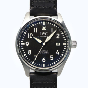 【名古屋】IWC パイロットウォッチ オートマティック マーク20 IW328201 SS レザー ブラック 自動巻 メンズ腕時計 男