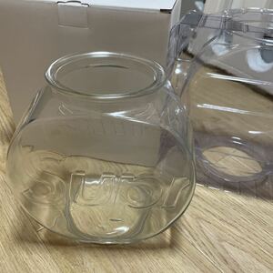 美品 Supreme Fish Bowl Clear Clear シュプリーム フィッシュ ボウル クリア 金魚鉢