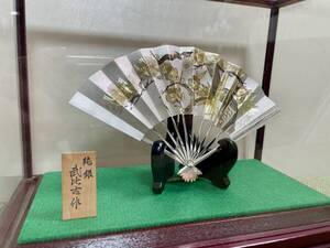 送料無料 TAKEHIKO - 武比古　　純銀 扇 6号　松竹梅　販売価格 176,000円(税込) 　USED