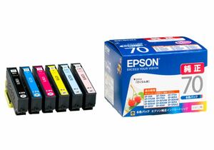 EPSON エプソン 純正 インクカートリッジ IC6CL70 6色セット さくらんぼ 6色パック インク 2026年11月まで 新品 未使用 未開封