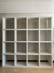  Vintage Kartell SHELVING SYSTEM WHITE by Giulio Polvara ヴィンテージ カルテル モジュラーブックシェルフ 棚 スペースエイジ　本棚 