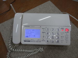 kh00679 Panasonic パナソニック おたっくす　KX-PD301-W FAX 本体のみ　電源OK　中古品