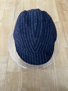 【レア】NEWYORK HAT ニューヨークハット ウールストライプキャップ