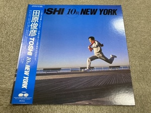 帯付き【NEW YORK 田原俊彦】LPレコード☆10R 写真集 歌詞カード