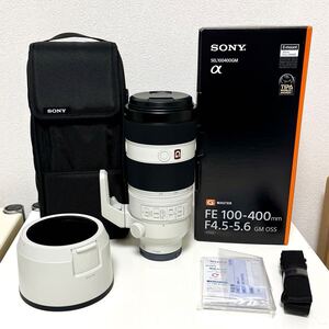 美品 SONY FE 100-400mm F4.5-5.6 GM OSS SEL100400GM 望遠ズームレンズ