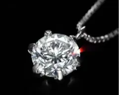 格安！輝き抜群！0.5ct ダイヤモンド プラチナ使用　pt850 ネックレス