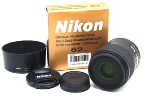 【行董】☆防湿庫保管品☆ Nikon ニコン 一眼 レンズ Micro 1:1 Φ62 AF-S Micro NIKKOR 60mm 1:2.8 G ED 円偏光 フィルター付 AA613BOI97