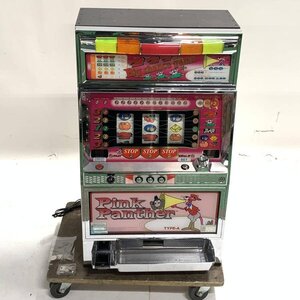 [関東のみ発送可] YAMASA 山佐 初代 ピンクパンサー パチスロ機 4号機 Aタイプ メダル機/家庭用電源＊簡易検査品