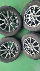 バリ溝　TOYO　NANOENERGY 3 PLUS 175/65R14 82S　　(社外アルミホイール) 14X5.5J ET40 4H/100 4本セット