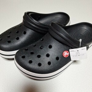 人気商品◇クロックス　クロックバンド　ブラック　24.0cm　w８　crocs　黒　サンダル