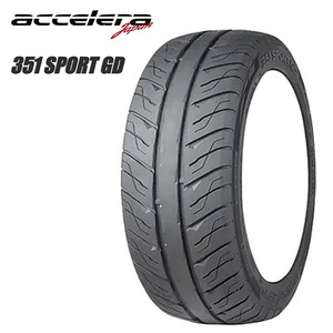 送料無料 アクセレラ サマータイヤ 【2本セット 新品】 accelera 351SPORT GD 351スポーツ GD （TREADWEAR300） 235/40R17 91W