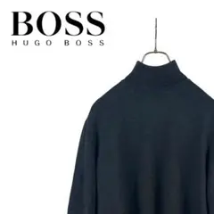 11M539◯HUGO BOSS メリノウール タートルネック ニット セーター