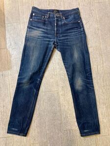 A.P.C PETIT NEW STANDARD/プチニュースタンダード W27赤耳セルビッジメンズ レディース ジーンズ デニム ジーパンヴィンテージ