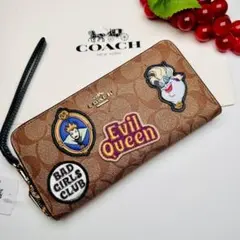 COACHレデイーズ長財布　コーチ長財布　ブラウン色　袋付き