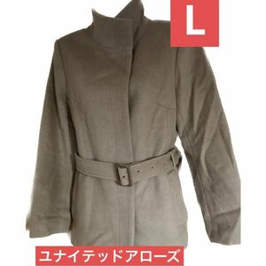 ユナイテッドアローズ　コートL　毛　アンゴラ入