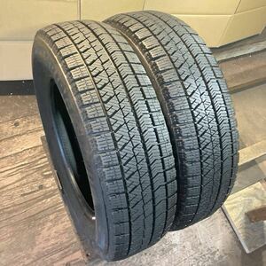 良品! スタッドレス165/70R14 2本／BS VRX2 9分,9分上 送料込5100円〜 A4659-81