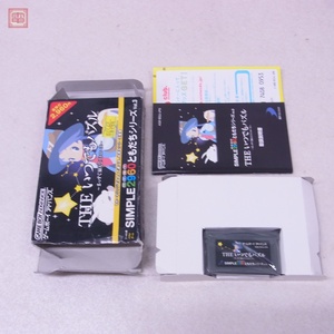 動作保証品 GBA ゲームボーイアドバンス THE いつでもパズル まっすぐ揃えてストローズ D3 箱説付【PP