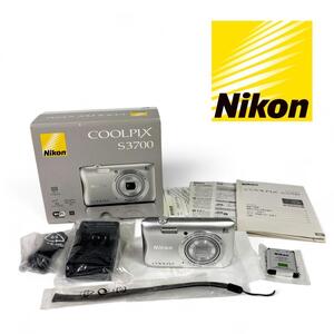 【美品】Nikon coolpix s3700 ニコン デジカメ