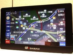 ⑤　DNK-77F 地デジフルセグTV内蔵 2017年 大画面7インチ メモリーナビ エンプレイス DIANAVI ポータブルナビ 12V 24V対応 カーナビ