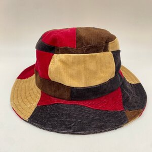 ☆Nepenthes ネペンテス☆コーデュロイパッチワーク バケット ハット 帽子 by 凡 corduroy patchwork bucket hat