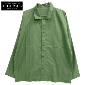 ISSEY MIYAKE MEN イッセイミヤケメン 24AW カーキ LA43FJ040 COMPACT SHIRT 1 カーキ 3 トップス ポリエステル メンズ 中古