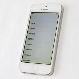 iPhone 5 ホワイト Softbank 判定〇 ジャンク #30250