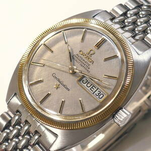 ★OH済!!極上品■OMEGA Constellation クロノメーター★18金コンビ Cal,751■CD 168,027