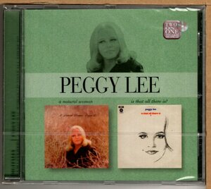 【新品CD】PEGGY LEE / A NATURAL WOMAN + IS THAT ALL THERE IS?