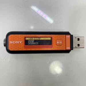 ∞M∞ 動作品 SONY ウォークマン NW-E025F 2GB 中古品 本体のみ オーディオプレーヤー WALKMAN オレンジ WK 音楽 平成 ∞T-230843