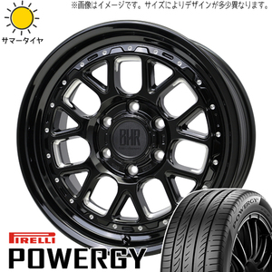 215/65R16 サマータイヤホイールセット ハイエース (PIRELLI POWERGY & BARKLEYHARDROCK HURON 6穴 139.7)