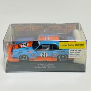 【未開封品】sideways サイドウェイズ 1/32 HISTORICAL COLORS Mustang Turbo Gulf racing マスタング ガルフ スロットカー 