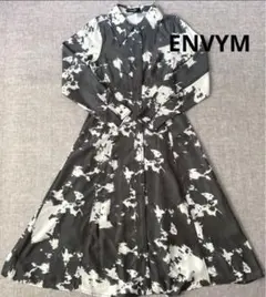 ENVYM ワンピース バイカラーステッチロングＯＰ