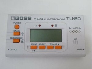 中古品★BOSS★メトロノーム機能付きチューナー★TU-80★TUNER&METRONOME★ボス★領収書発行可能★インボイス対応★