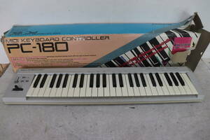Y14/077 ROLAND PC-180 MIDI KEYBOARD CONTROLLER MIDIキーボード 通電確認済み 現状品