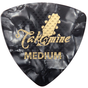 Takamine セルロイド P1B MEDIUM トライアングルピック 10枚セット (タカミネ)