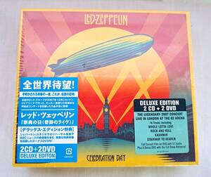 ★CD2枚+DVD2枚 組★レッド・ツェッペリンLEDZEPPELIN★CELEBRATION DAY★2007年12月一夜限りの再結成コンサート★USED美品★