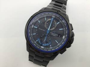 0485■CASIO カシオ OCEANUS オシアナス 電波ソーラー タフソーラー 0CW-T1000 チタン 動作品 ※写真をご確認下さい