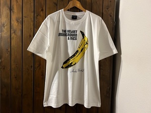 新品★ヴェルヴェットアンダーグラウンドアンドニコ　アルバム　プリントTシャツ【XL】★ロックバンド/ルーリード/アンディウォーホル