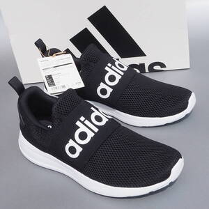 デッド!! US 9 / 27cm 新品 限定 2023年 adidas LITE RACER ADAPT 4.0 M 黒 メッシュ スリッポン