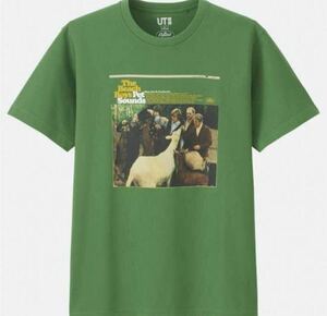 新品タグ付き★L　ユニクロ Tシャツ UT　ビーチボーイズ　TheBeach Boys Pet sounds ペットサウンズ　緑　UNIQLO