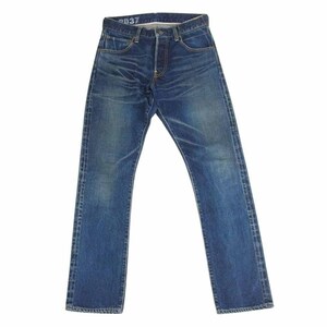 VISVIM ビズビム 23SS 0123105005014 SOCIAL SCULPTURE 01 SLIM DAMAGED-37 ソーシャル スカルプチャー スリム デニム パンツ【中古】