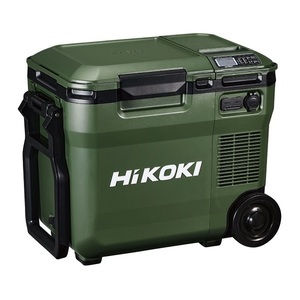 HiKOKI UL18DC(WMG) コ－ドレス冷温庫 蓄電池付セット 最大庫内容量18L フォレストグリ－ン 2部屋モ－ドで冷蔵と保温が同時にできる 新品