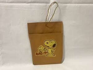 ビンテージ70’s★ピーナッツ&ウッドストックビニールバッグ★200421h9-bag-hndハンドバッグ鞄カバンUSA雑貨古着