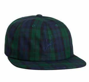 HUF Tartan Script 6 Panel Hat Cap Blackwatch キャップ