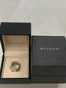 ☆ 1円セール ☆ブルガリ　BVLGARI　B-ZERO1　ビーゼロワン　リング　K18WG　8g　#43◆29023