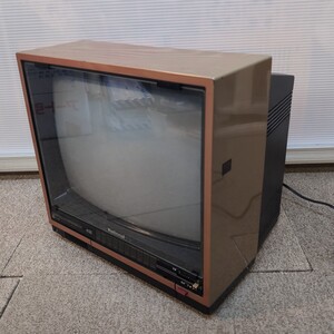 ブラウン管テレビ　TH14-N36　National　14インチ　1985年製　ナショナル　昭和レトロ　インテリア　引取歓迎　八王子