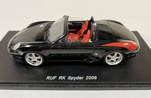 PORSCHE RUF RK Spyder (base997) 2006Year 1/43 Scale Black Spark 製